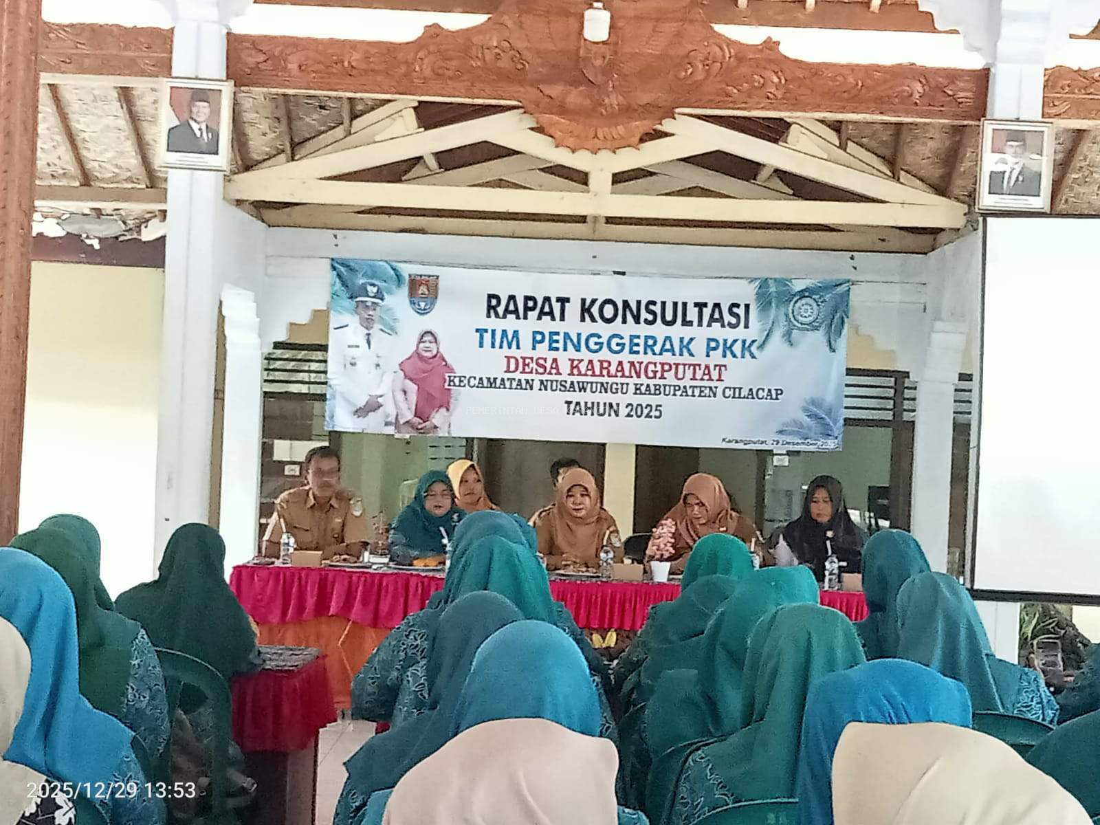 RAPAT KONSULTASI PKK TINGKAT DESA KARANGPUTAT